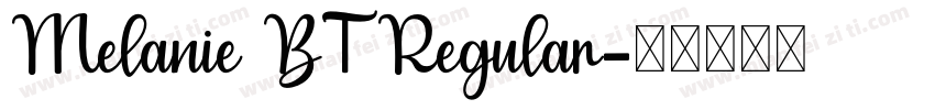 Melanie BT Regular字体转换